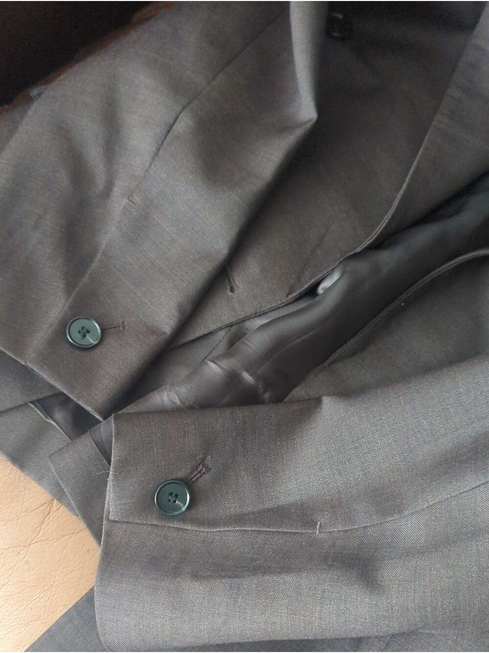 COS Double-Breasted Brown Blazer Jacket - Women's Tailored Coat - Picture 8 of 14
